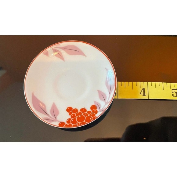 Japanese Tea Sake Sakura Cherry Blossom Berry DELICATE 6pc set Cup And Pitcher - Picture 6 of 8